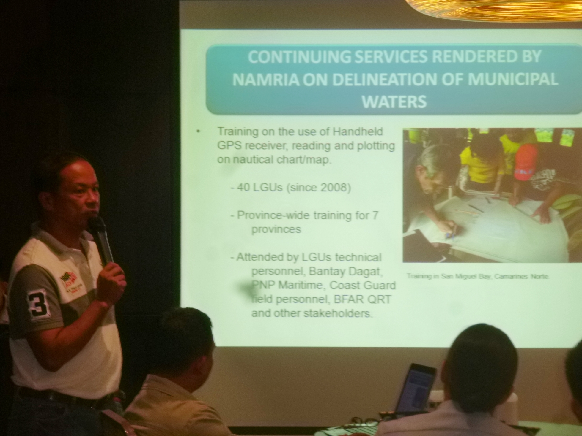  Engr. Mario Princer reports on the status of municipal water delineation.